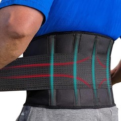 5XL Plus Size Back Brace – Adjustable Lumbar Support for Women & Men | Low
