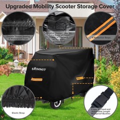 Upgraded Mobility Scooter Storage Coversrimmit Heavy Duty 420D Oxford Fabric