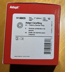 10 Count Hollister 8805 Adapt CeraRing Barrier Rings 2″ (48mm) Exp 2028