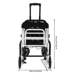 18.9*31.5*33.46in Lightweight Transport Wheelchair Folding Travel Chair Mobility