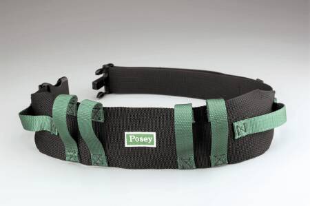 Posey Gait Belt 55 Inch Length Green / Black 6537Q 1 Ct
