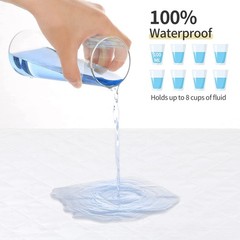 2 Pack 34×52 inch Waterproof Bed Pads Washable Reusable Mattress Protector