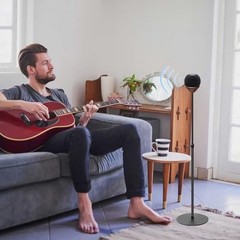 Floor Stand is Suitable for Homepod Mini, with Adjustable Height, Safety, black