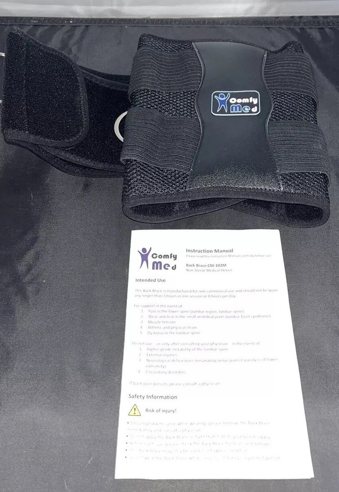 Comfy Med Large (up To 38”) Back Brace Fast Shipping Great Condition