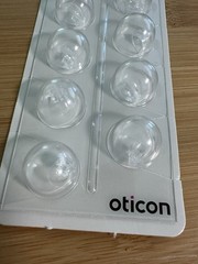 LOT OF 10 Packs Oticon miniFit 8mm BASE DOUBLE Domes For Hearing Aids 100 TOTAL!