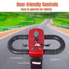 4 Wheel Foldable Mobility Scooter for Seniors Electric Scooter Lithium Battery