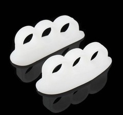 Combo Pack – 2 Soft Silicone Gel Claw Hammer and 2 Single Toe Loop Correctors
