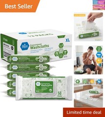 Premoistened Washcloths 600 Count Aloe .