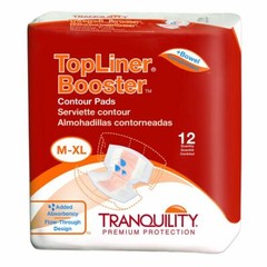 Tranquility Top Liner Booster Pad, 13-1/2 X 21-1/2 Inch Heavy Absorbency, 120 CT