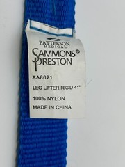 Lot of 2 Sammons Preston 41 in Rigid Leg Lifters and 1 McKesson Gait Belt 59in