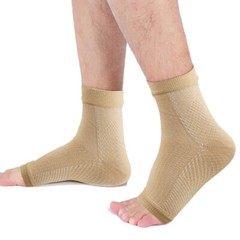 3 Pack Ankle Brace Compression Sleeve 15-20 mmHg Open Toe Сompression Socks