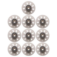 10pcs Black Open Hearing Aid Domes Tips For Phonak 6mm