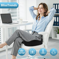 Seat Cushion,Thick Memory Foam Cushions for Office Chair, Car Seat, Airplane, Re