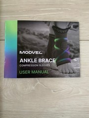NEW Modvel Foot and Ankle Brace Socks for Sprained Ankle Compression Sleeve