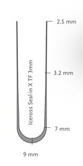 Ossur X TF Transfemoral seal in prosthetic liner. Standad profile. Size 55. New