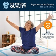MED PRIDE Disposable Underpads 23“ X 36“ Incontinence Pads, Chux, Bed Covers,