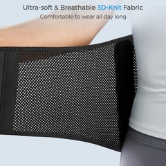 FREETOO Lower Back Brace Lumbar Support Belt for Pain Relief
