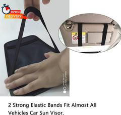 Handicap Placard Holder for Auto, 1 PCS Black Visor Placard Holder, Handicap Pla