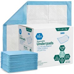 Incontinence Pads 17“ x 24“ Bed Covers Bulk Pack