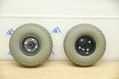 PAIR of Jazzy Select 10″x3″ 3.00-4 FLAT FREE Drive Wheels Tires for Ultra, GT, 6