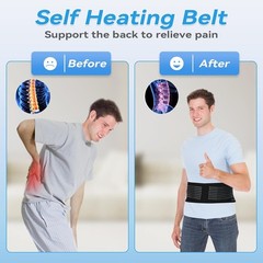 Self-Heating Magnetic Back Brace – Lightweight Support for Sciatica Relief