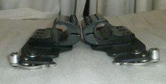 SET OF 2 WHEELCHAIR FUTURE MOBILITY BACK SUPPORT BRACKETS GOOD AS PICTURE