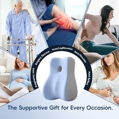 Natural Latex Wedge Pillow for Back, Waist & Leg Relief – Ergonomic Support