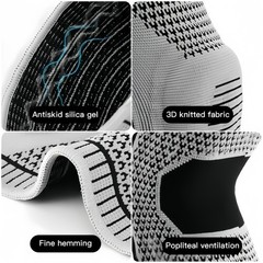 Knee Sleeves Compression Brace Support Sport Joint Injury Pain Arthritis Relief