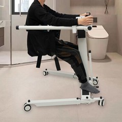 Electric Patient Lift Transfer Chair, Foldable Wheelchair And Car Transfer 90W