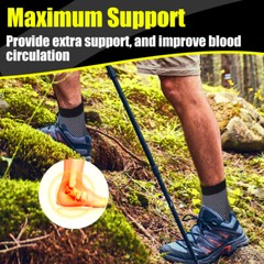 Foot Plantar Fasciitis Arch Support Compression Socks Ankle Heel Brace Copper HG