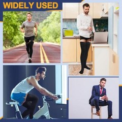 Thigh High Gradient Compression Stockings Firm Support 20-30mmHg w/Silicone Band