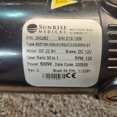 Quickie Q700M Motors P/N 25082 25083 Both Left, & Right Tested VGC