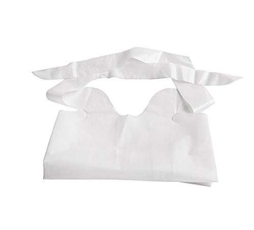 Disposable Plastic Bibs – Heavy Weight (Case of 500)