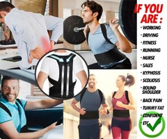 Adjustable Back Brace Posture Corrector Women Men Shoulder Straightener Support