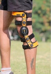 ELITE Orthopedic Knee Support Brace Adjustable Stainless-Steel Hinges, Side S…