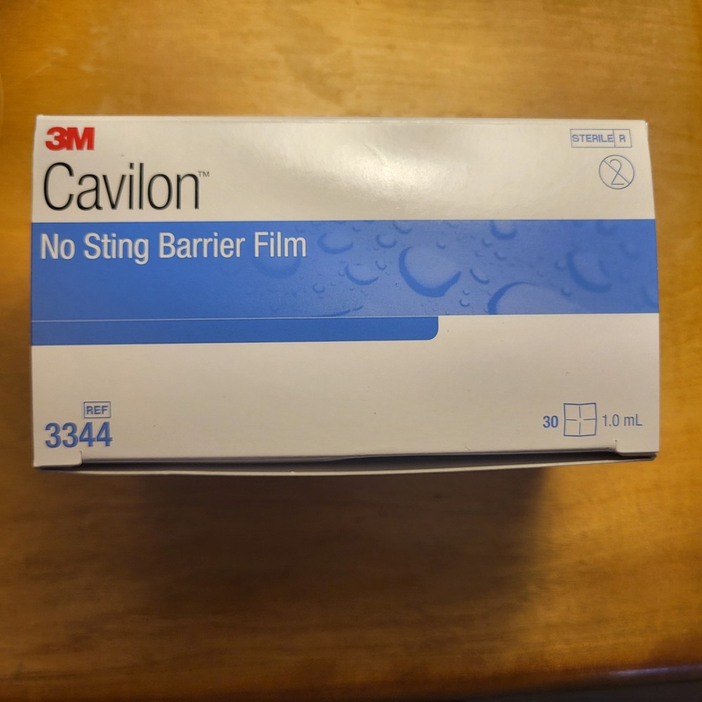 3M Cavilon No Sting Barrier Film Wipes – 30 x 0.75ml (3344). Expires 4/2028