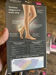 MEDI Sheer & Soft Pantyhose 8-15mmHg (Natural) Size: A