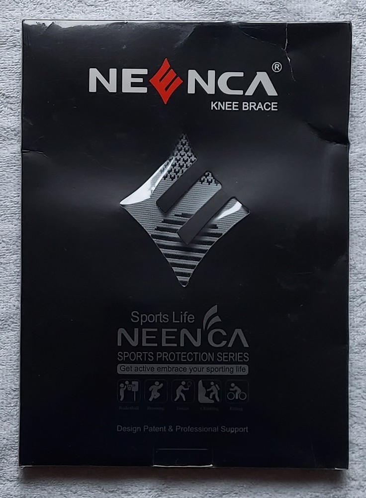 NEW/SEALED! NEENCA Gray Professional Knee Brace Support Sports Protection Sz 2XL