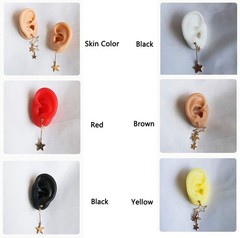 Soft Silicone Ear Model for Hearing aid 1:1 Human Ear Ear Model Simulation Di…