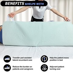 Bed Pads for Incontinence Washable 36×52 Inch – 2 Pack, Light Green