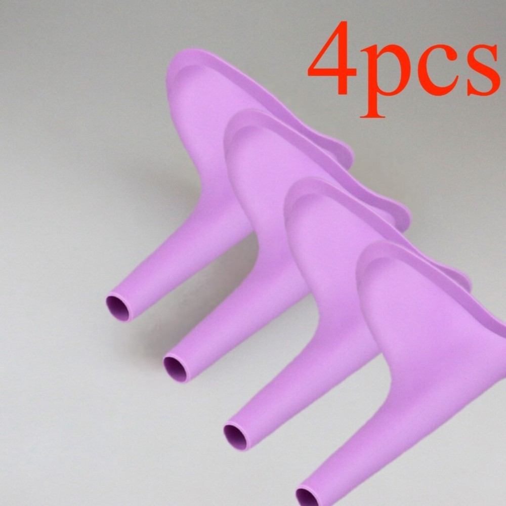 Outdoor Travel Female Urine Lady Urinal Funnel Urination Device Soft Silicone