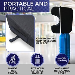 Yogibum Patented Cushion | Extra Large Tailbone Gap | XL Size for 190Lbs+ | Med