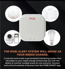 MOBI CONNECT Smart Monitoring System – Caregiver Alert Button, In Home Alert