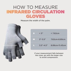 Fingerless Circulation Gloves Arthritis Gloves