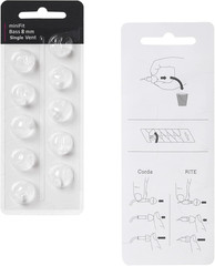 Hearing Aid Domes for Oticon Minifit Single Vent Bass Domes: 2 Packs (8Mm)