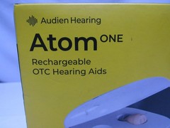 NEW Audien Hearing ATOM one 1 Wireless Rechargeable OTC Hearing AIDS