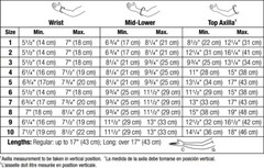 102416 – JOBST Bella Strong 30-40 Armsleeve Size 6 Regular w/Band, Natural
