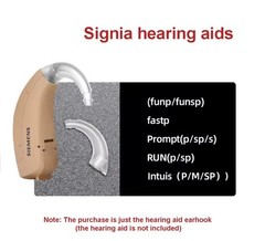 Two Replacement Ear Hook Signia Run/Fun/Intuis/Prompt/Motion Hearing Aids
