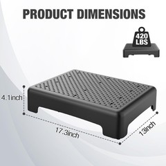 Mobility Step Stool for Adults & Seniors – Non-Slip Platform Indoor and Outdo…