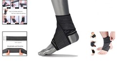 Versatile Adjustable Ankle Support – Ideal for Sprains, Swelling & Tendinitis